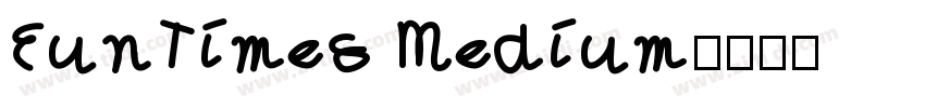 FunTimes Medium字体转换
